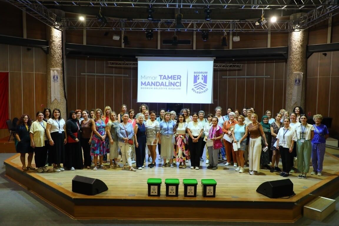 Bodrum'da kadınlar mutfak atıklarını komposta dönüştürecek