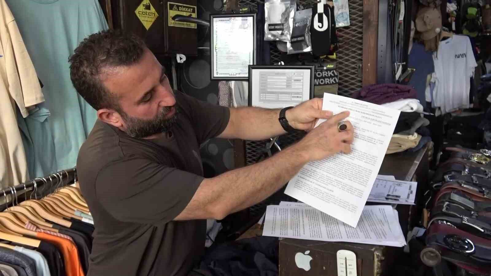 Diyarbakır'da iş yeri mühürlenen esnaftan tepki