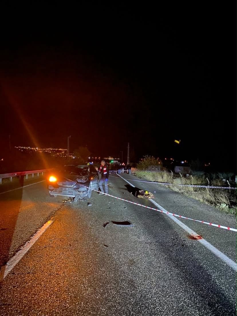 Elazığ'da otomobilin çarptığı yaya, hayatını kaybetti