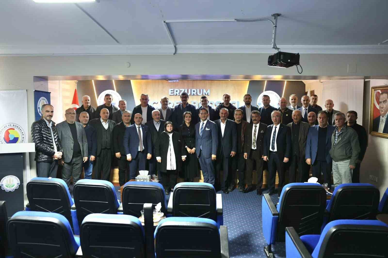 Erzurum Ticaret Borsası'nda yeni dönemin meclis divanı belli oldu