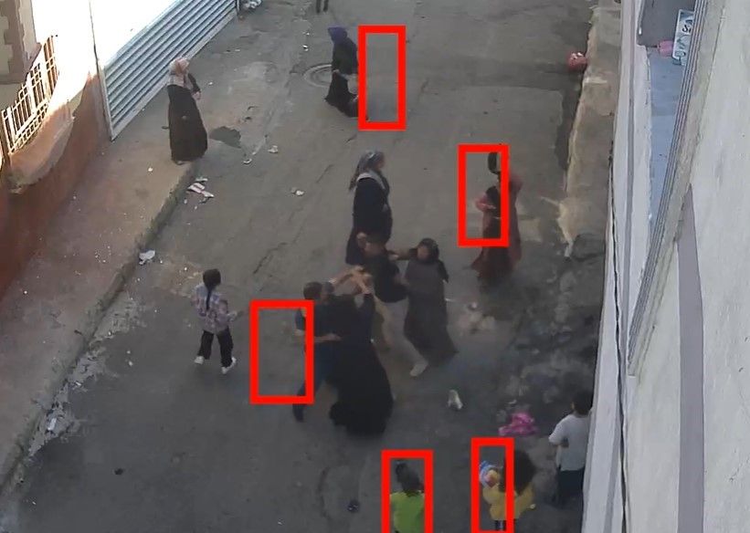 Gaziantep'te 1 kişinin ölümüyle sonuçlanan meydan kavgası görüntülendi