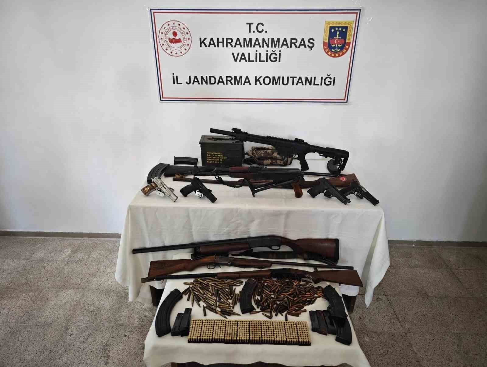 Kahramanmaraş merkezli silah ticareti operasyonunda 3 şüpheli tutuklandı