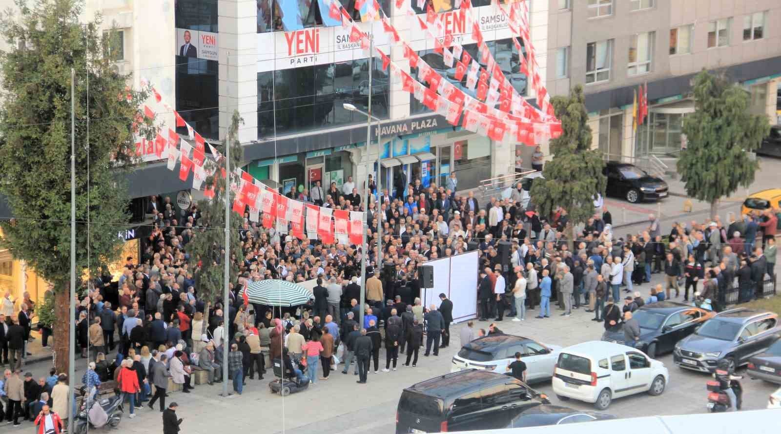 Samsun'da Yeni Parti İl Başkanlığı binası açıldı