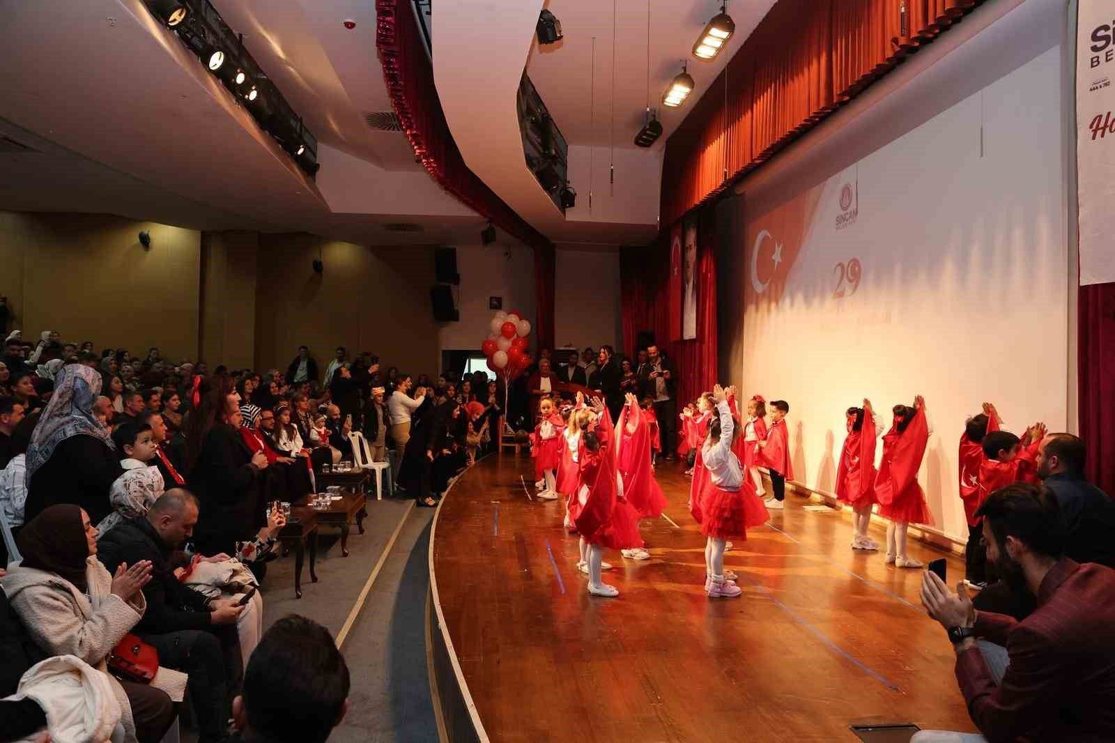 Sincan'da Cumhuriyet'in kuruluşunun 103'üncü yıl dönümü kutlandı