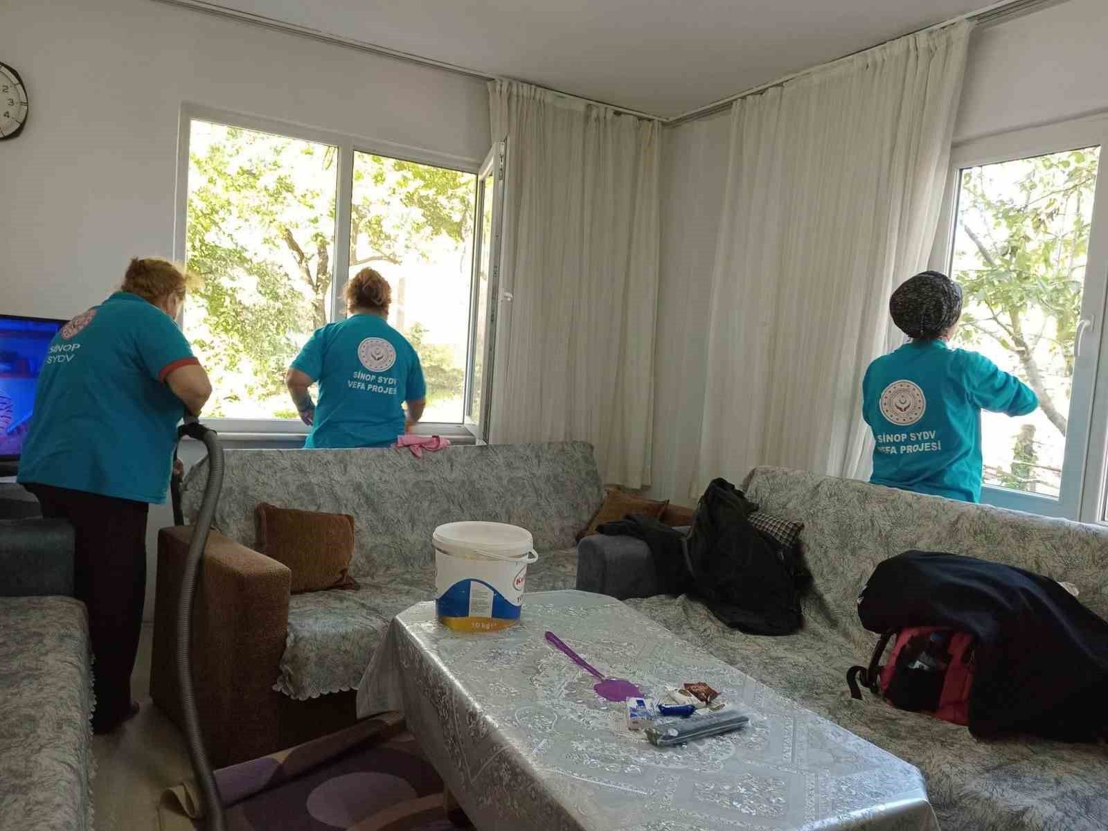 Sinop'ta 800 yaşlı ve engelliye vefa desteği