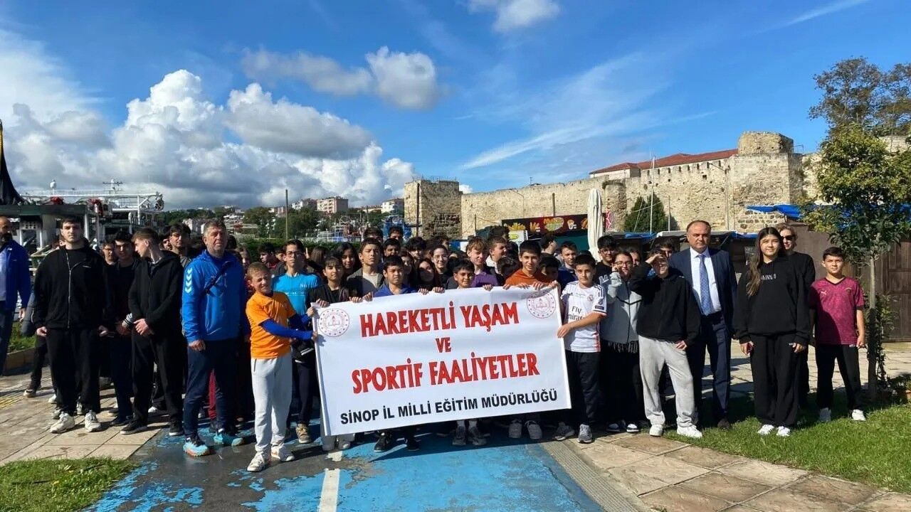 Sinop'ta Dünya Yürüyüş Günü etkinliği