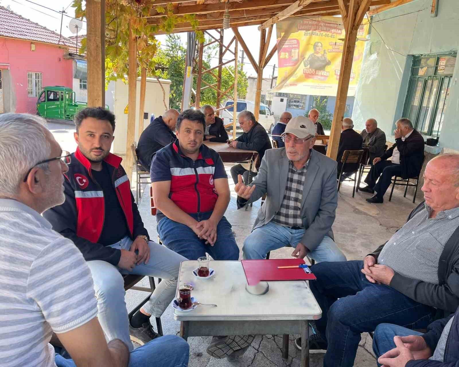 Uşak'ta üreticilere yerinde destek
